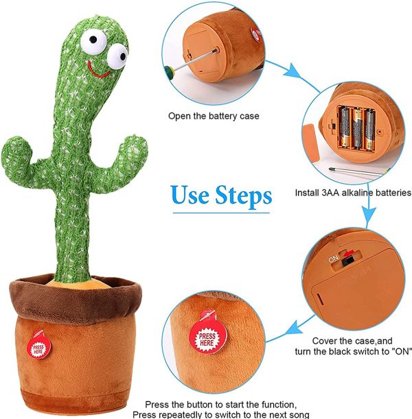 Dancing cactus, Rechargeable dancing cactus