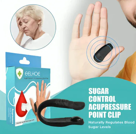 Acupressure clip for sugar control, Acupressure  Hand Pressure Point Clip, Li4 Acupressure Point Clips,  Relief of Prostate Lssues, Suger Level Controller