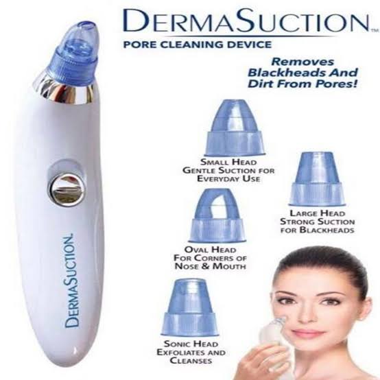 Derma suction  blackhead remover  pore vacuum cleaner  face vacuum  blackhead vacuum  whitehead remover  acne remover tool  pore cleanser  deep cleaning device  skin cleaner device