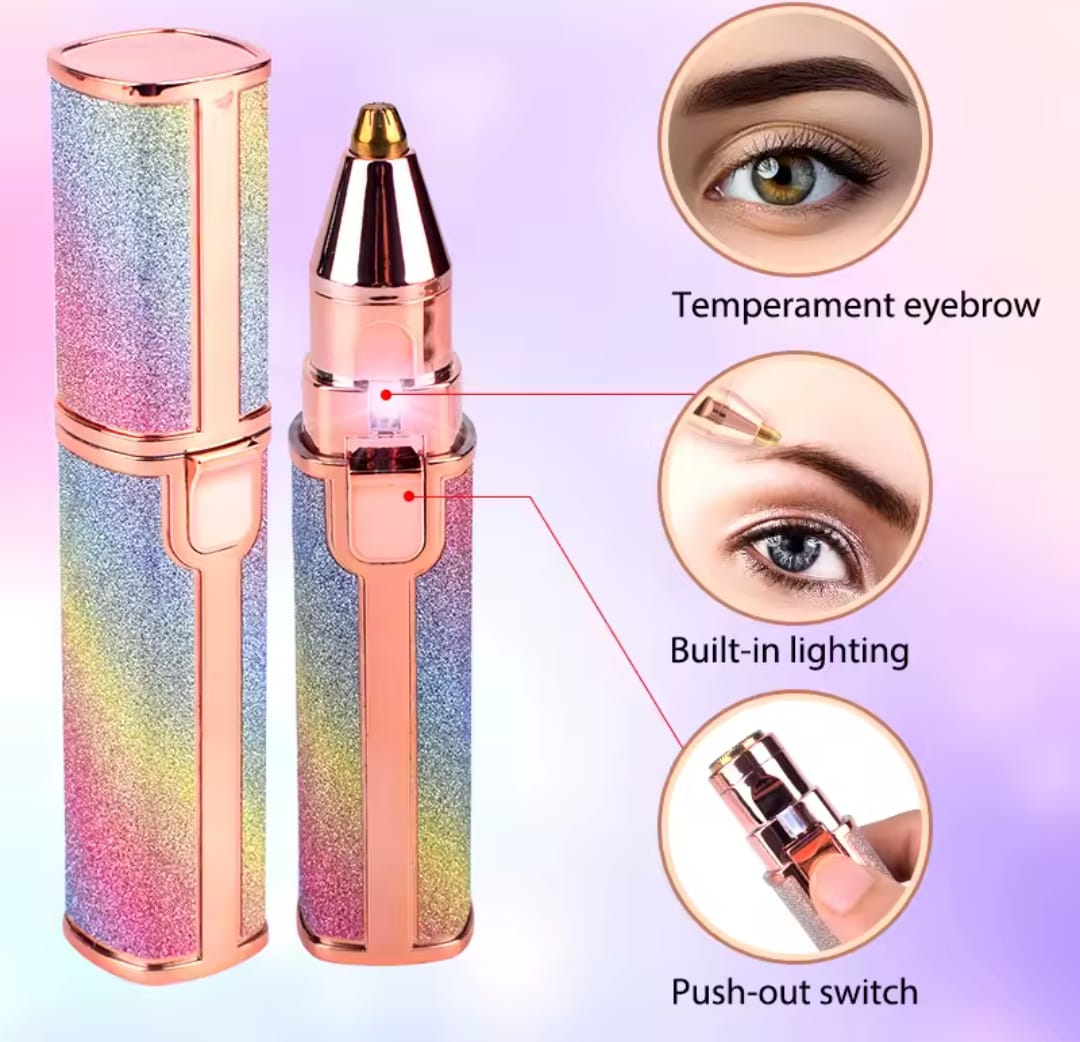 Electric Hair Remover Trimmer For Women, Rechargeable 2 in 1 Flawless