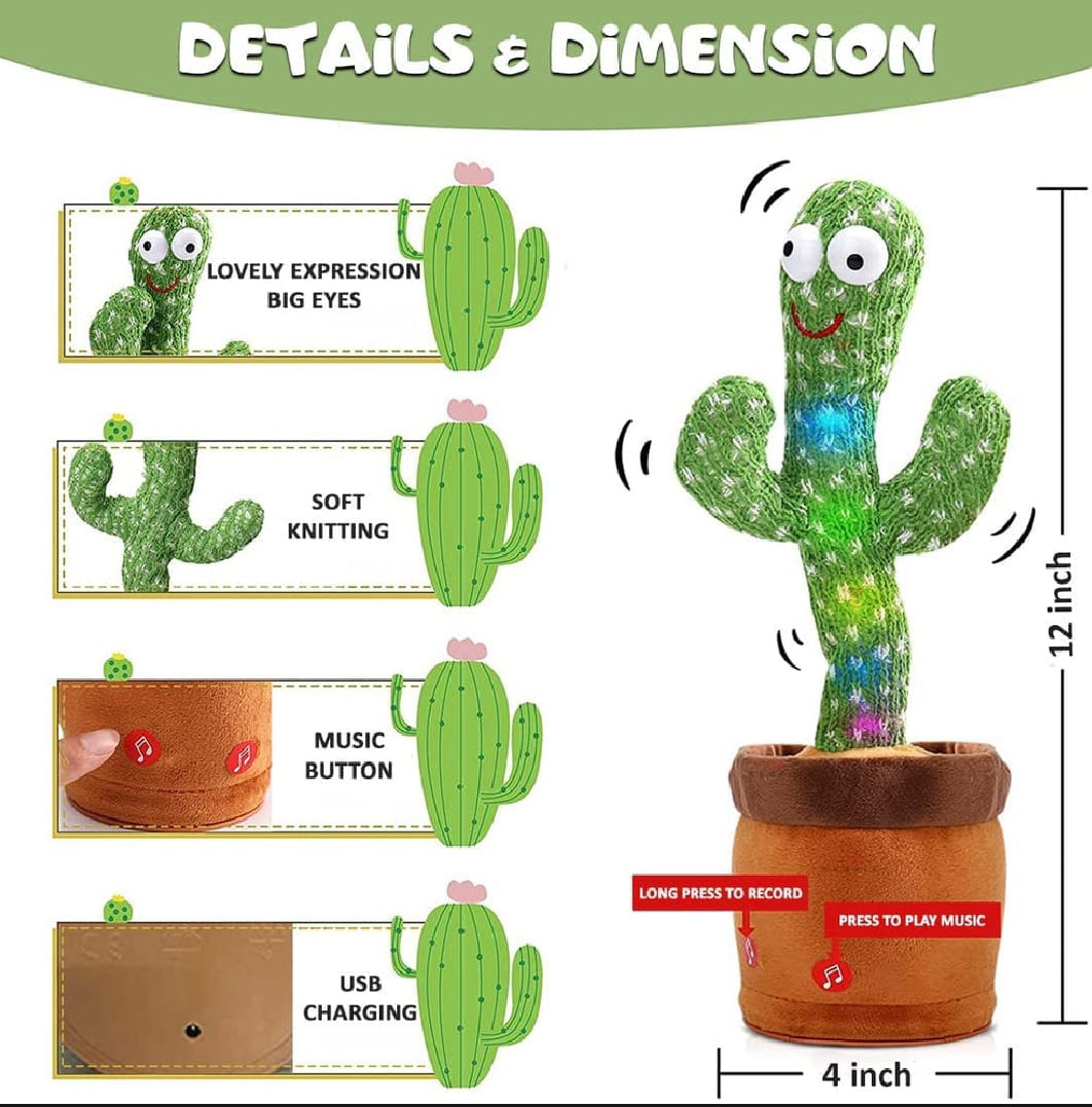 Dancing cactus, Rechargeable dancing cactus