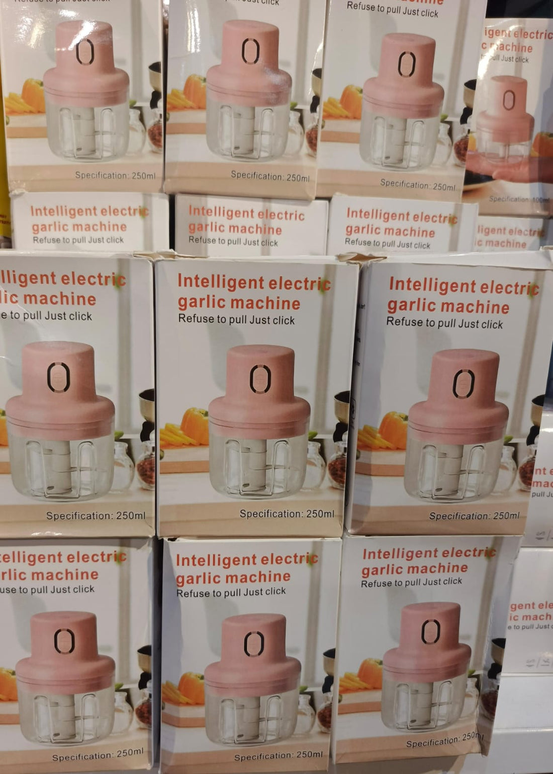 Rechargeable Mini Grinder/ Chopper Intelligent Electric Garlic Chopper