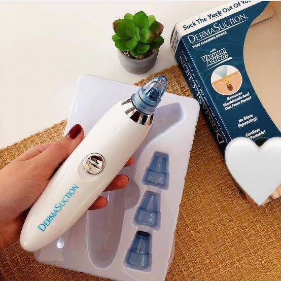 Derma suction  blackhead remover  pore vacuum cleaner  face vacuum  blackhead vacuum  whitehead remover  acne remover tool  pore cleanser  deep cleaning device  skin cleaner device