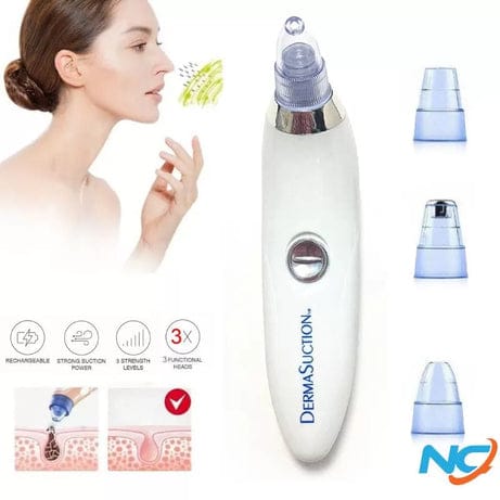 Derma suction  blackhead remover  pore vacuum cleaner  face vacuum  blackhead vacuum  whitehead remover  acne remover tool  pore cleanser  deep cleaning device  skin cleaner device