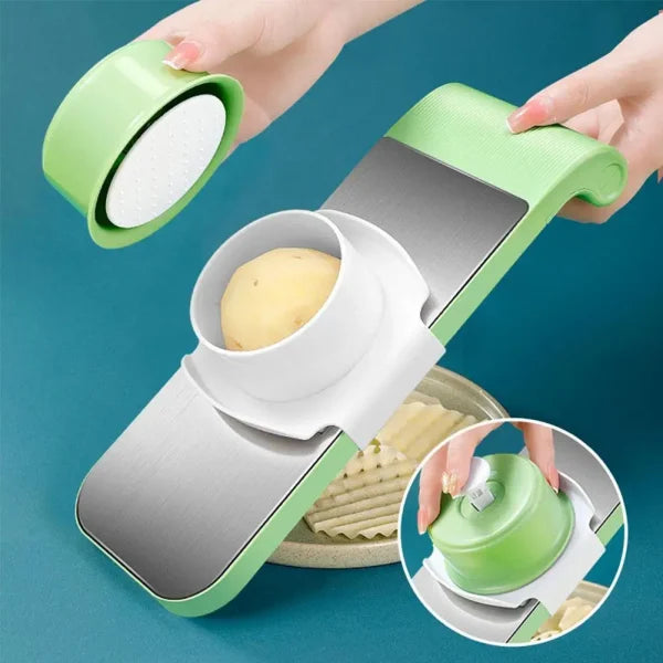Multifunctional Vegetable Cutter Grater For Vegetables Slicers – Shredders Peeler Carrot Fruit Vegetable Cutting Kitchen Tool ₨659
